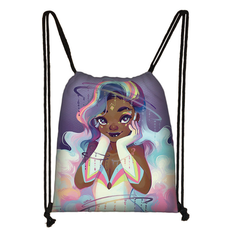 💕Girls Rock Drawstring Bag