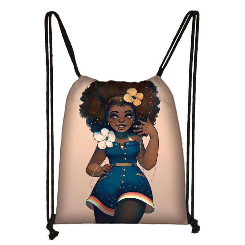 💕Girls Rock Drawstring Bag