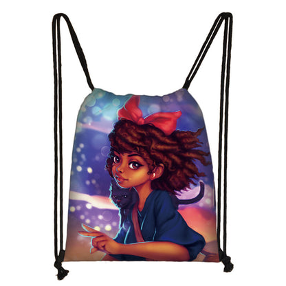 💕Girls Rock Drawstring Bag