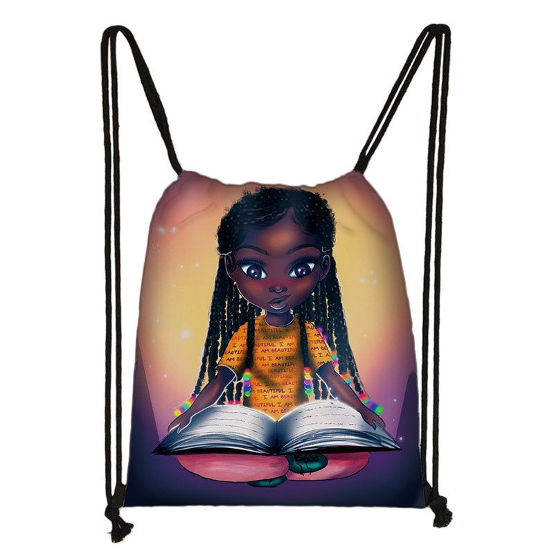 💕Girls Rock Drawstring Bag