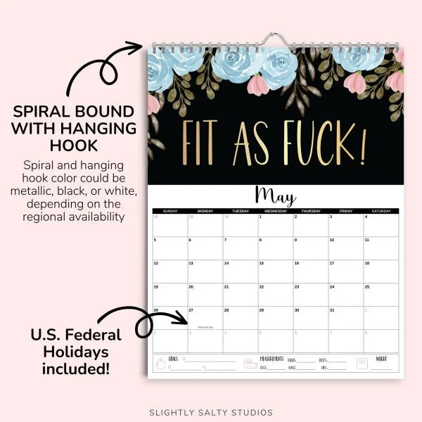 2024 Humorous 12 Month Calendar